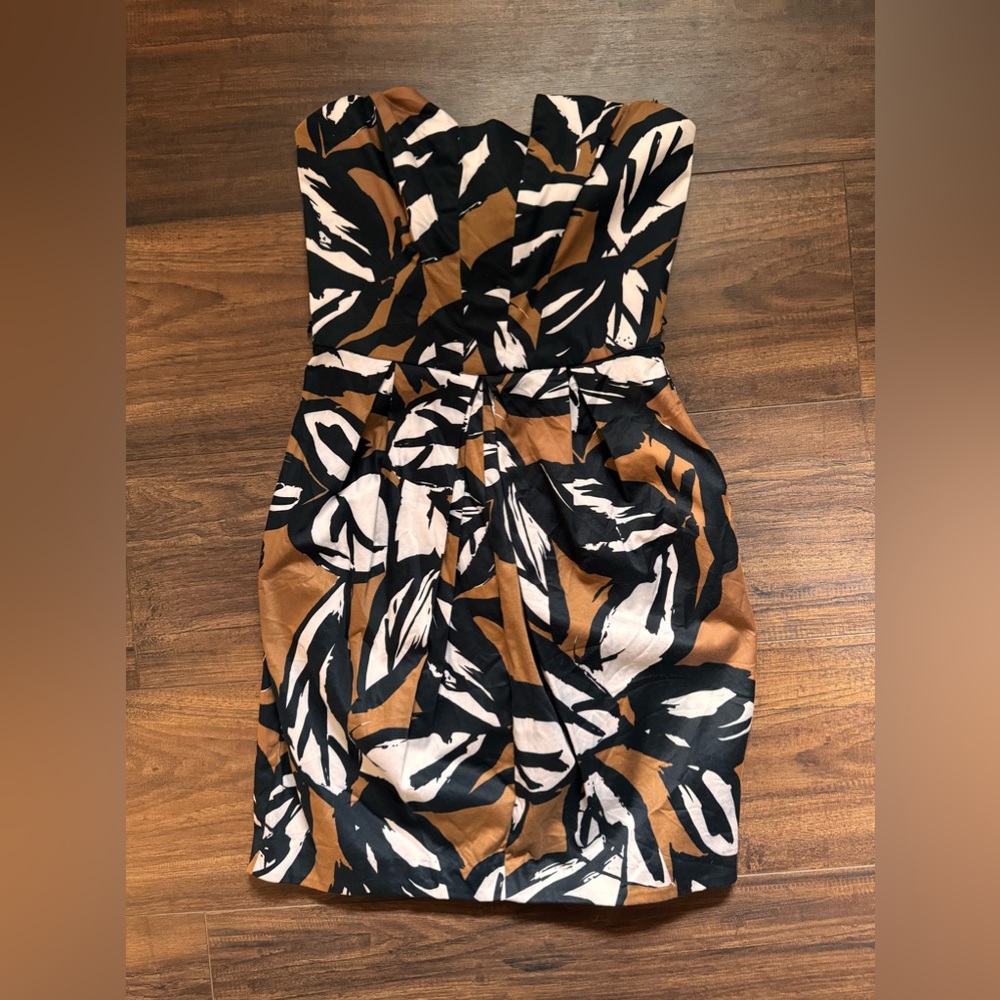 Mini dress black and drown